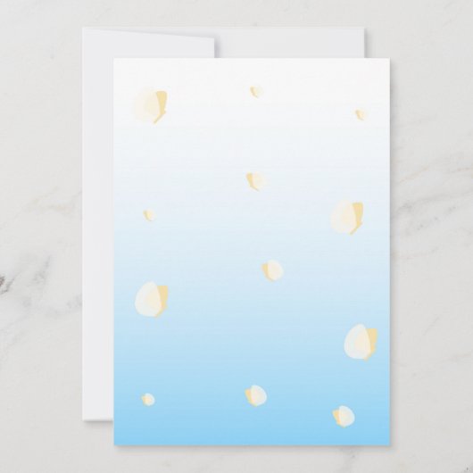 Ostereier Osterbrunch Einladung (Rückseite)