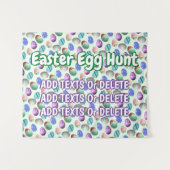 Ostereier Ostereier Jagen Ostern Party Pastel Wandteppich (Vorderseite (Horizontal))