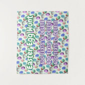 Ostereier Ostereier Jagen Ostern Party Pastel Wandteppich (Vorderseite)