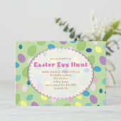 Ostereier - Ostereier - Party Einladungen (Stehend Vorderseite)