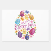 Ostereier, Osterhase Geschenkpapier Set (Vorderseite 3)