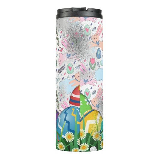 Ostereier Osterhase Thermosbecher (Rückseite)