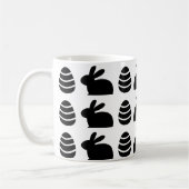 Ostereier Ostern Bunny Happy Ostermuster Kaffeetasse (Links)