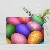 Ostereier (Ostern) Einladung (Stehend Vorderseite)