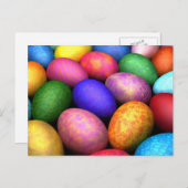 Ostereier (Ostern) Postkarte (Vorne/Hinten)
