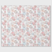 Ostereier Osterpackpapier Geschenkpapier (Flach)