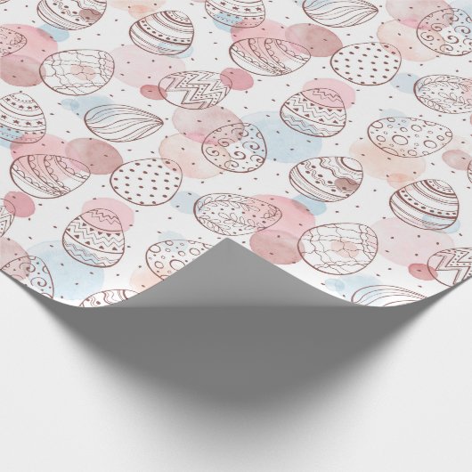 Ostereier Osterpackpapier Geschenkpapier (Ecke)
