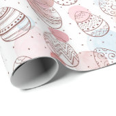 Ostereier Osterpackpapier Geschenkpapier (Rolleneckpunkt)