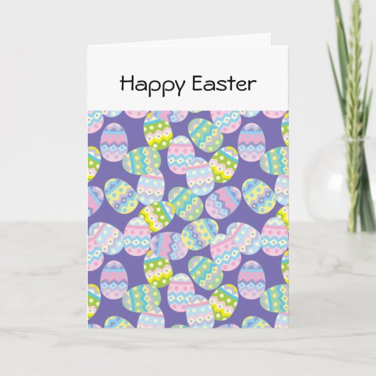 Ostereier Osterurlaubskarte Karte (Vorderseite)