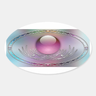 Ostereier Ovaler Aufkleber