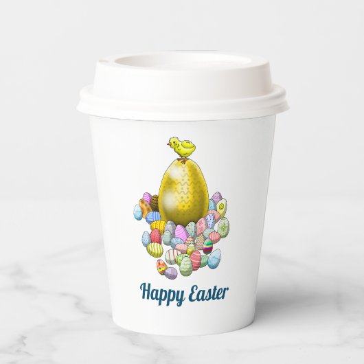 Ostereier Pappbecher (Rückseite)