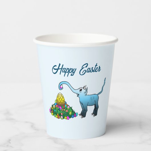 Ostereier Pappbecher (Rückseite)