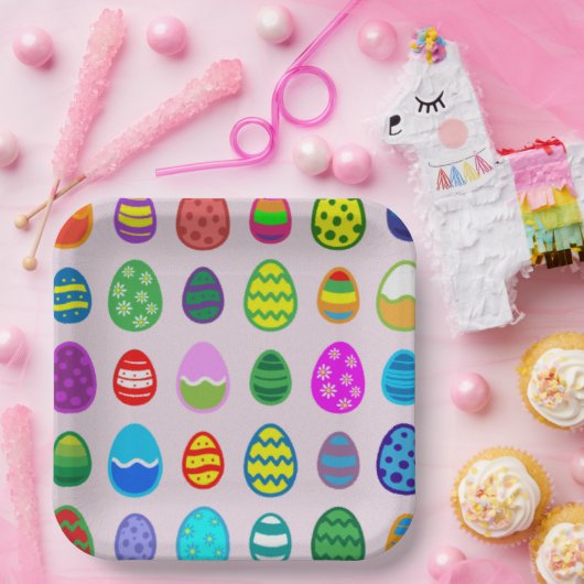 Ostereier Pappteller (Party)