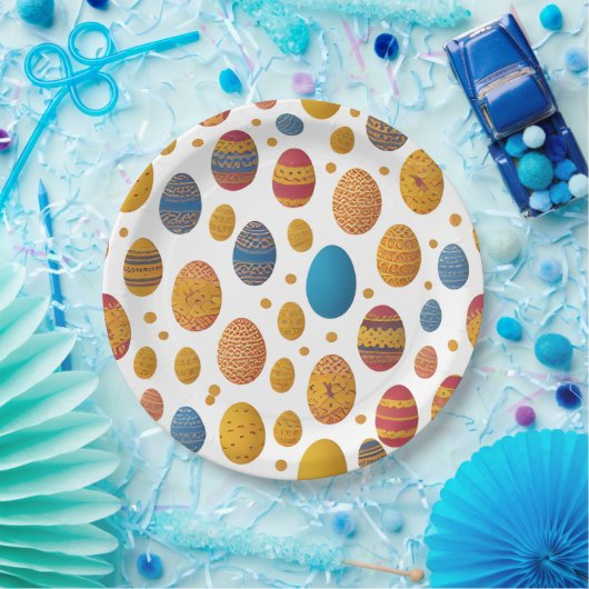 Ostereier Pappteller (Party)