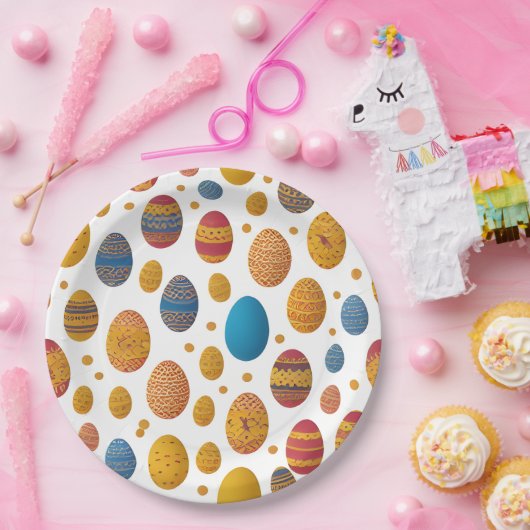 Ostereier Pappteller (Party)