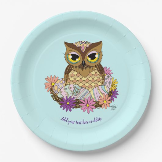 Ostereier Pappteller (Vorderseite)