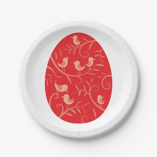 Ostereier Pappteller (Vorderseite)
