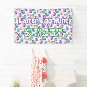 Ostereier Party Ei Jagd Bunte Ostereier Rosa Banner (Insitu)