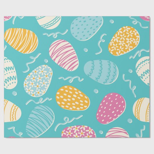 Ostereier-Party Geschenkpapier (Flach)