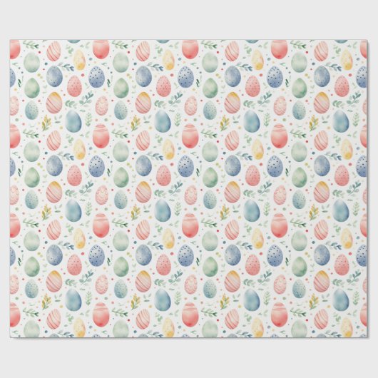Ostereier Pastel Serenade Geschenkpapier (Flach)