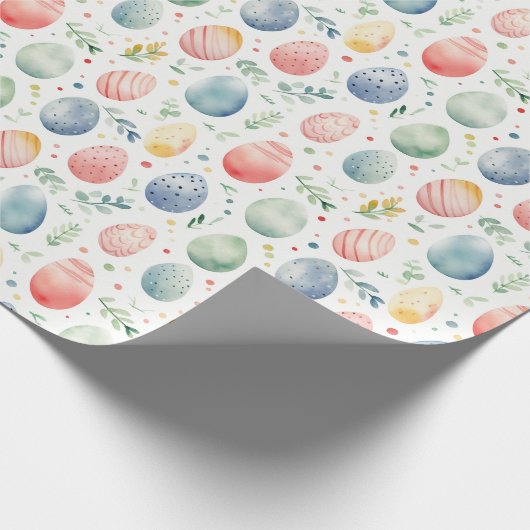 Ostereier Pastel Serenade Geschenkpapier (Ecke)
