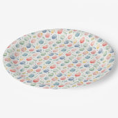 Ostereier Pastel Serenade Pappteller (Schrägansicht)