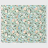 Ostereier-Pastellmuster Geschenkpapier (Flach)