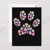 Ostereier Paw Animal Oaster Postkarte (Vorne/Hinten)