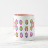 Ostereier personalisiert Name Rosa Tasse (Zentrum)