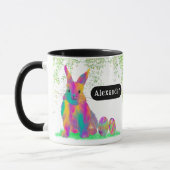 Ostereier Personalisierter Name Tasse (Links)