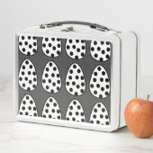 Ostereier Polka Dot Happy Oaster Metall Brotdose (Beispiel)