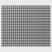Ostereier Polka Dot Happy Ostermuster Geschenkpapier (Flach)