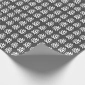 Ostereier Polka Dot Happy Ostermuster Geschenkpapier (Ecke)