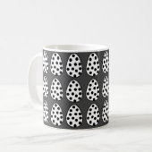 Ostereier Polka Dot Happy Ostermuster Kaffeetasse (Vorderseite Links)