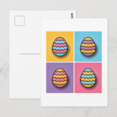 Ostereier Pop Kunstästhetik Postkarte (Vorne/Hinten)