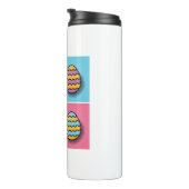 Ostereier Pop Kunstästhetik Thermosbecher (Nach rechts gedreht)