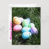 Ostereier Postkarte (Vorne/Hinten)