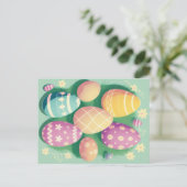 Ostereier Postkarte (Stehend Vorderseite)