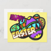 Ostereier Postkarte anpassbar (Vorne/Hinten)