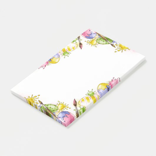 Ostereier Postnotizen Post-it Klebezettel (angewinkelt)