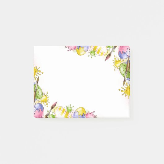 Ostereier Postnotizen Post-it Klebezettel (Vorderseite)