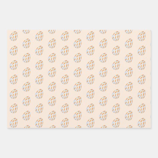 Ostereier Preppy Geschenkpapier Set (Vorderseite 3)