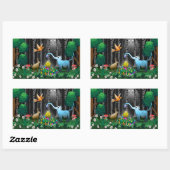 Ostereier Rechteckiger Aufkleber (Blatt)