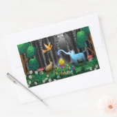 Ostereier Rechteckiger Aufkleber (Umschlag)