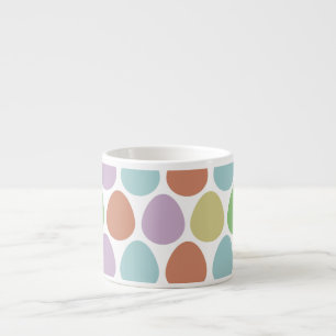 Ostereier Retro Muster Espressotasse