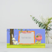 Ostereier Robbers Feiertagskarte (Stehend Vorderseite)