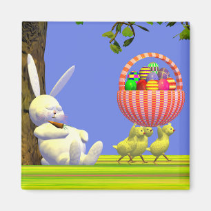 Ostereier Robbers Magnet