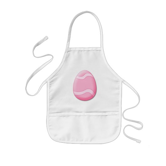 Ostereier (rosa) Kinder Schürze (Vorne)
