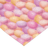 Ostereier Rosa Lila-gelbes Muster Kurzer Tischläufer (Ecke)