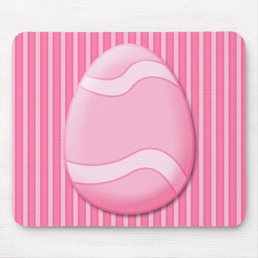 Ostereier (rosa) Mousepad (Vorne)